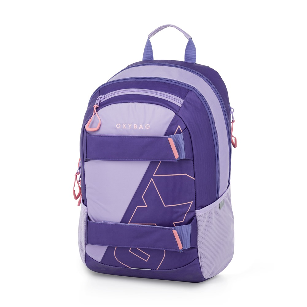 Studentský batoh + etue OXY Sport Half violet